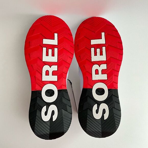 Sorel Out 'N About III Classic Waterproof Lace-up Boots Suede Low White 8 - Picture 7 of 14